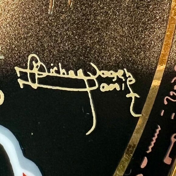 Set Of 2 Egyptian Decorative Collector Plates with Hieroglyphic Script - Picture 10 of 15